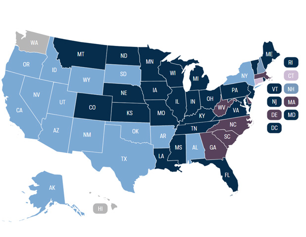 Advantage Title Coverage Map