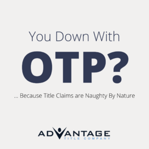 You Down with OTP? … Because Title Claims are Naughty By Nature